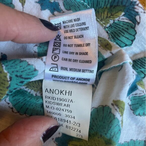Anokhi Koki 100% Cotton Blouse size 2-3 years - Picture 5 of 7